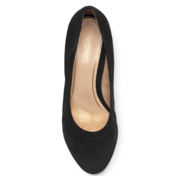 Vionic Camden Wedge Pump Black Women's 6.5 - Picture 3 of 14